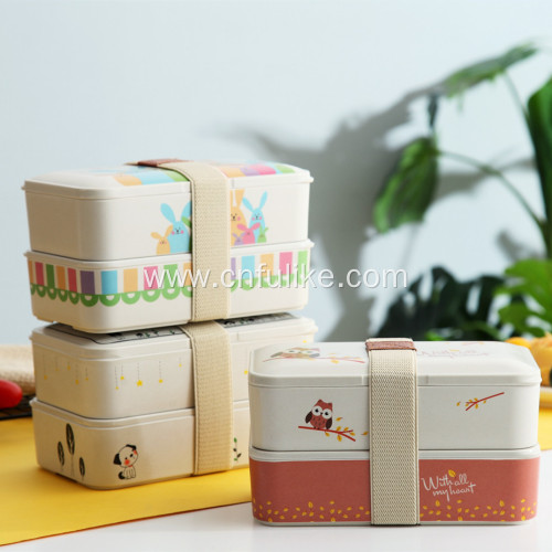 Bamboo Food Container Lunch Box Gifts